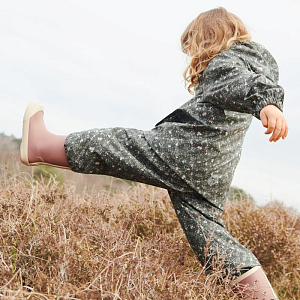 Полукомбинезон-дождевик Wheat "Charlo Forest Lake Checked Flowers", магические цветы